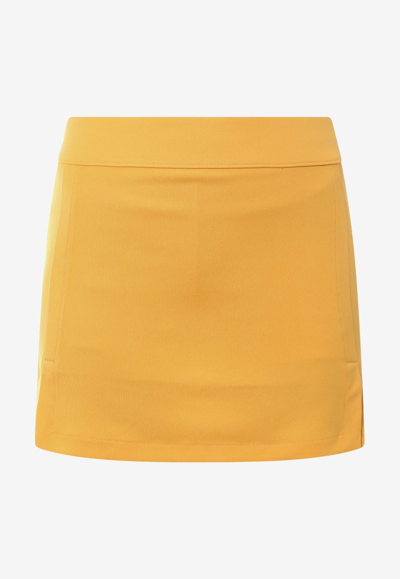 J.Lindeberg Amelie Mini Golf Skirt Orange GWSD07897_I040