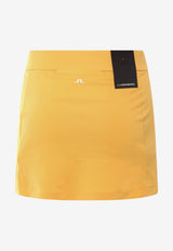 J.Lindeberg Amelie Mini Golf Skirt Orange GWSD07897_I040