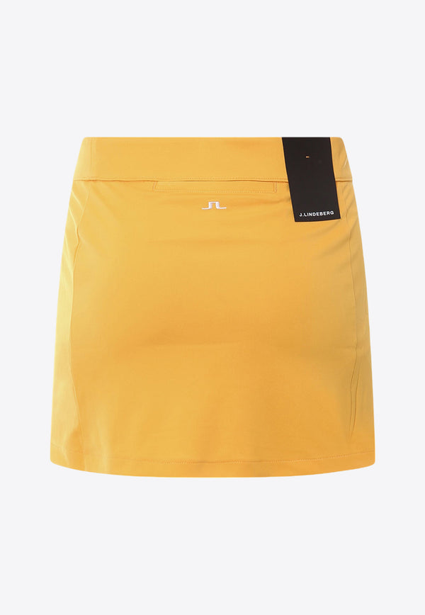 J.Lindeberg Amelie Mini Skirt Yellow GWSD07948_I040