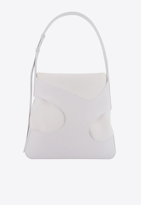 Salvatore Ferragamo Cut-Out Shoulder Bag 241241762324_009 White