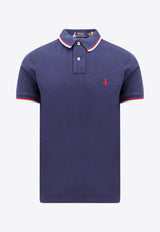 Polo Ralph Lauren Embroidered Logo Polo T-shirt Blue 710842621_003