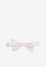 Nicky Milano Basic Silk Bow Tie Beige VENTOGALLA_22