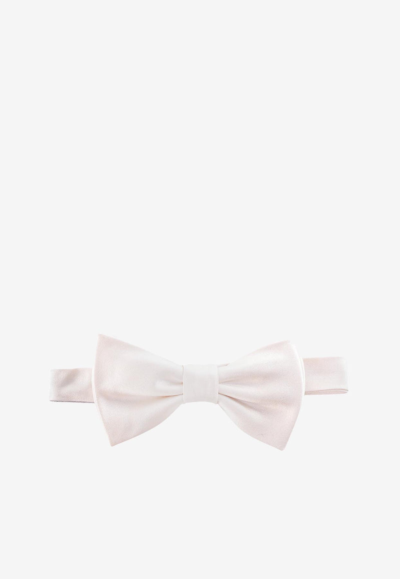 Nicky Milano Basic Silk Bow Tie Beige VENTOGALLA_22