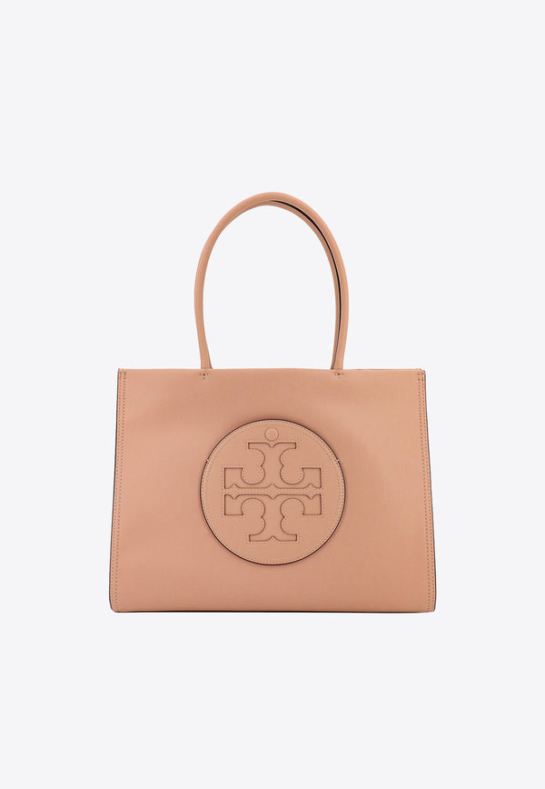 Tory Burch Small Ella Logo Patch Tote Bag Beige 145612_200