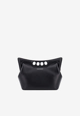 Alexander McQueen The Small Peak Top Handle Bag Black 7430911BLGG_1000