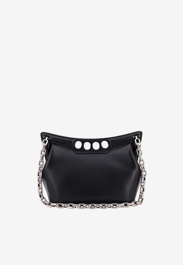 Alexander McQueen The Small Peak Top Handle Bag Black 7430911BLGG_1000