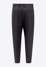 Dolce 
Gabbana Pinstripe Wool Tapered Pants

 Black GYDCHTFR2Z9_S8052