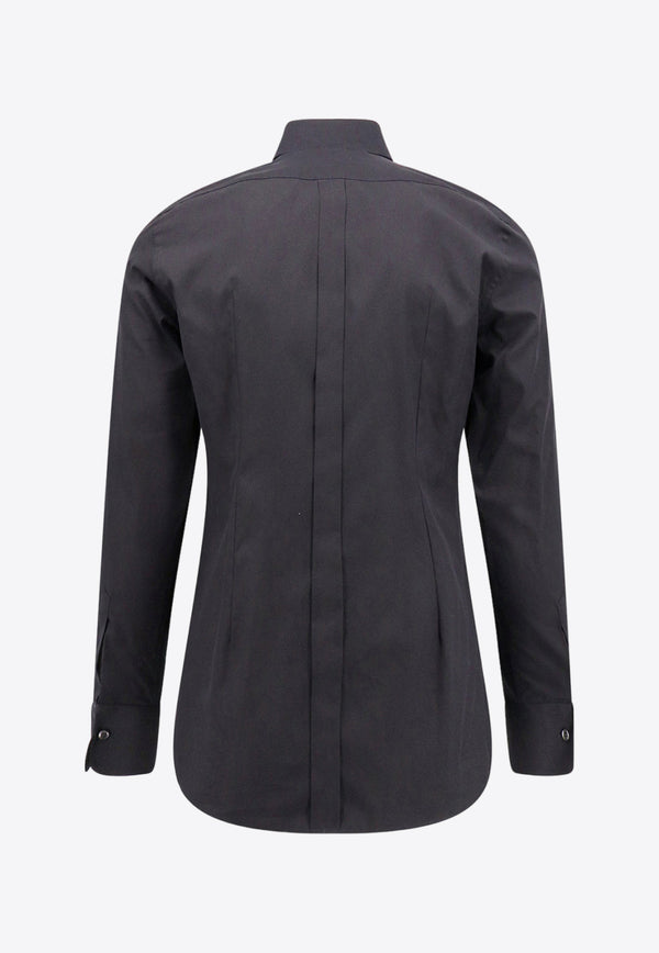 Dolce 
Gabbana Long-Sleeved Formal Shirt Black G5EN5TFU5U8_N0000