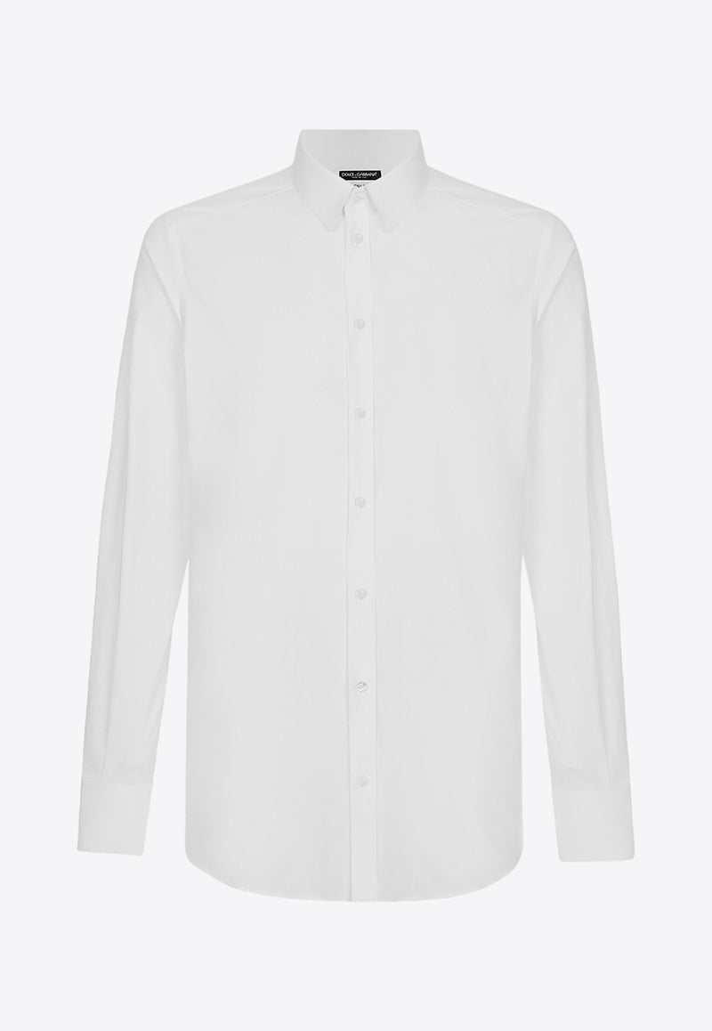 Dolce 
Gabbana Long-Sleeved Formal Shirt White G5EJ0TGG826_W0800