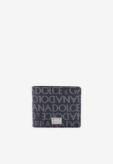 Dolce 
Gabbana Bi-Fold Logo Jacquard Wallet BP1321AJ705_8B969