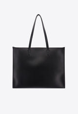 Dolce 
Gabbana Logo Embossed Leather Tote Bag Black BM2274AG218_80999-IH