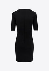 Dolce 
Gabbana Mini Jersey Dress Black F6AUTTFUGKF_N000