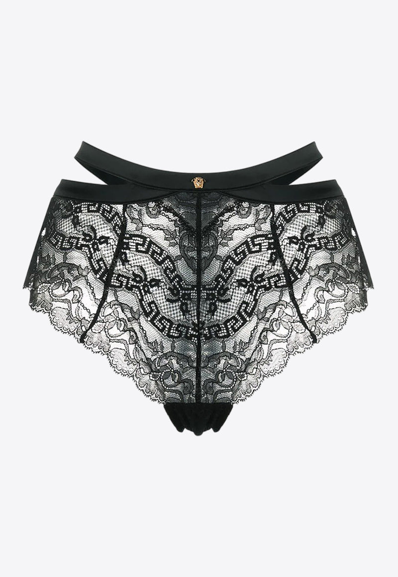 Versace Barocco Lace Briefs Black 10116061A08168_1B000