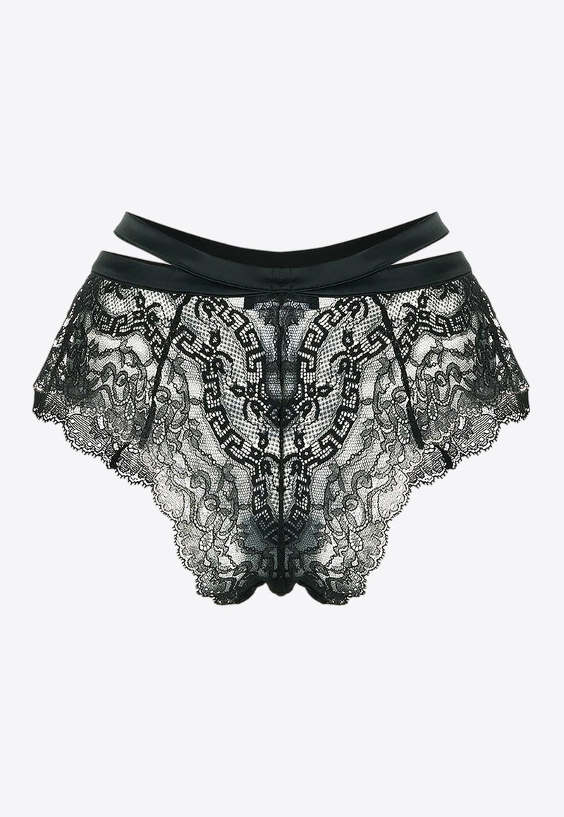 Versace Barocco Lace Briefs Black 10116061A08168_1B000