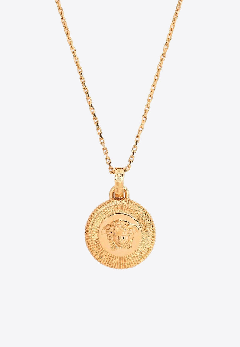 Versace Medusa Pendant Necklace 10045951A00620_3J000 Gold