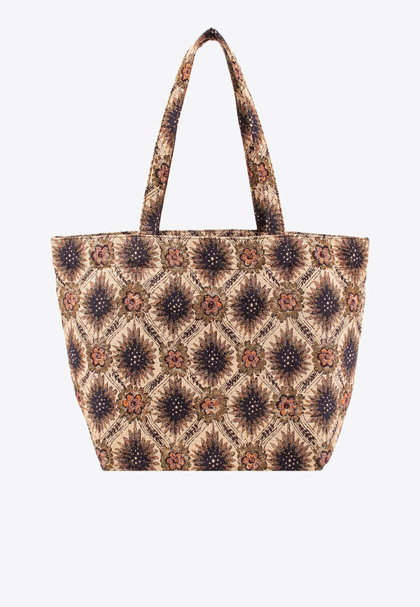 Etro Trotter Jacquard Tote Bag Multicolor 1P0487111_0800