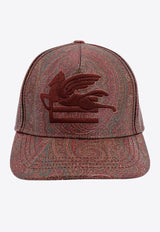 Etro Paisley Jacquard Baseball Cap Brown 143541728_0600