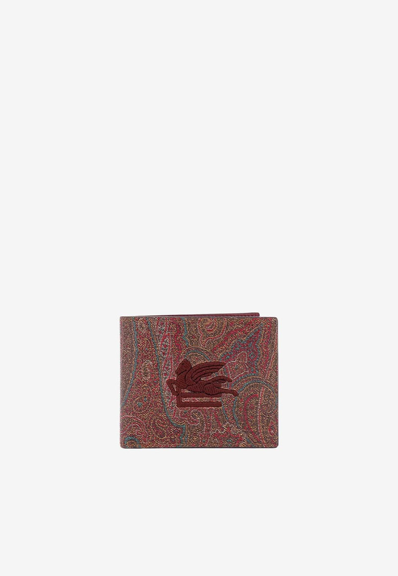 Etro Paisley Jacquard Bi-Fold Wallet Brown 1F5577863_0600