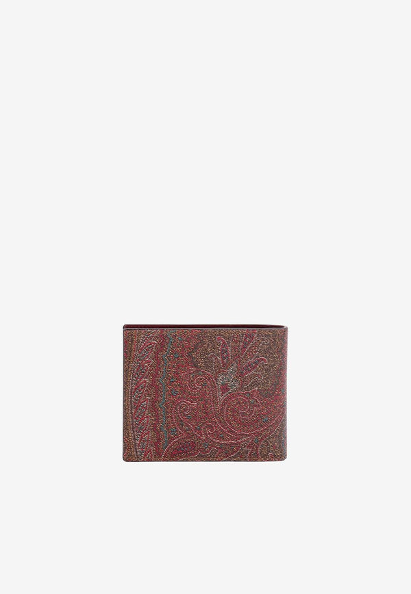 Etro Paisley Jacquard Bi-Fold Wallet Brown 1F5577863_0600