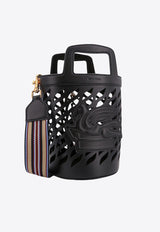 Etro Coffa Leather Bucket Bag Black 1P0782211_0001