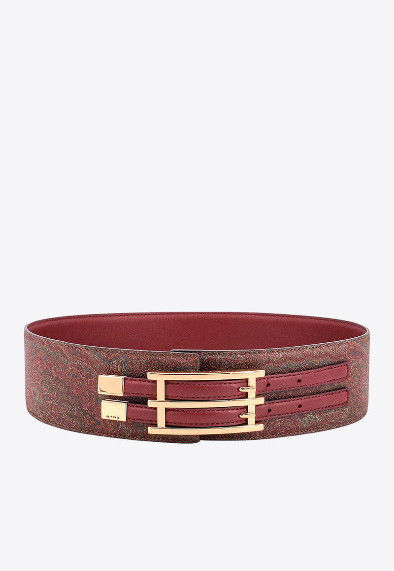 Etro Paisley Pattern Wide Belt 1P0828514_0300 Multicolor