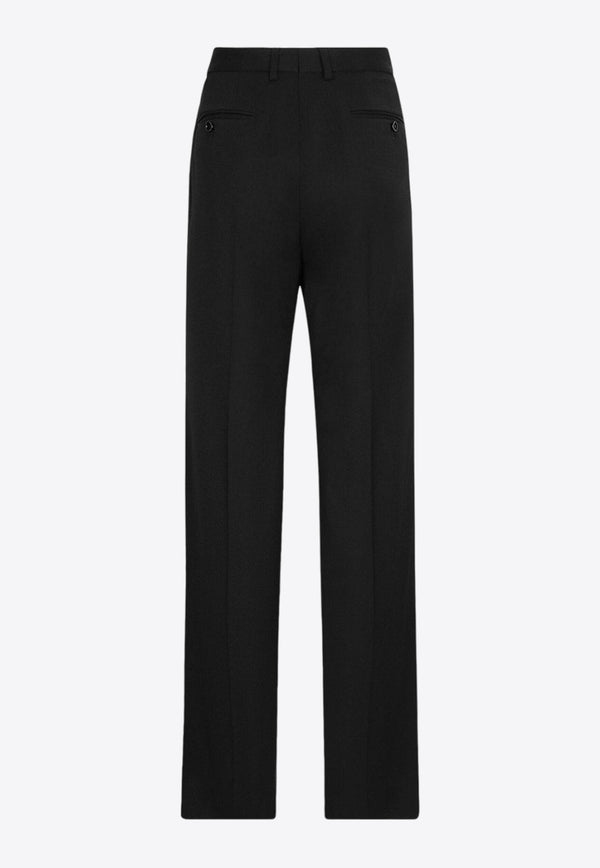 Dolce 
Gabbana Flared Wool-Blend Pants Black FTC17TFUBGB_N0000