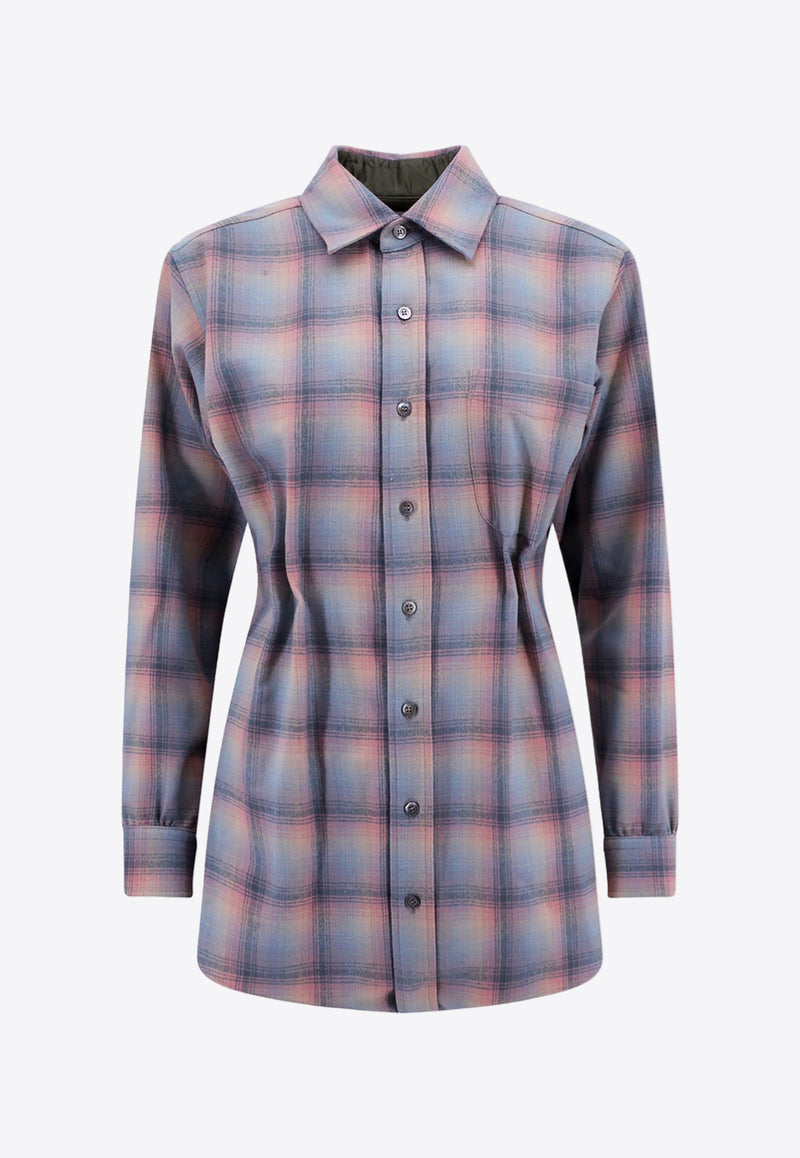 Maison Margiela Long-Sleeved Checked Shirt Multicolor S67FP0028S78039_001F