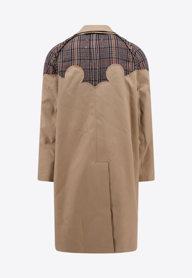 Maison Margiela Reversible Checked Coat Beige S67AH0040S48086_154