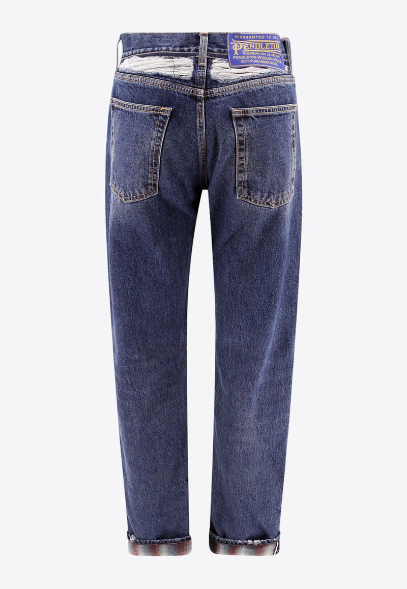 Maison Margiela Basic Straight-Leg Jeans Blue S67LA0031STZ092_962