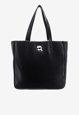 Karl Lagerfeld Ikonik Karl Patch Reversible Tote Bag Black 236W3073_A917