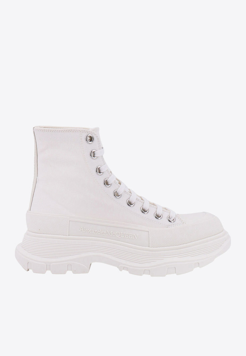 Alexander McQueen Tread Slick High-Top Sneakers White 697080W4MV2_9000