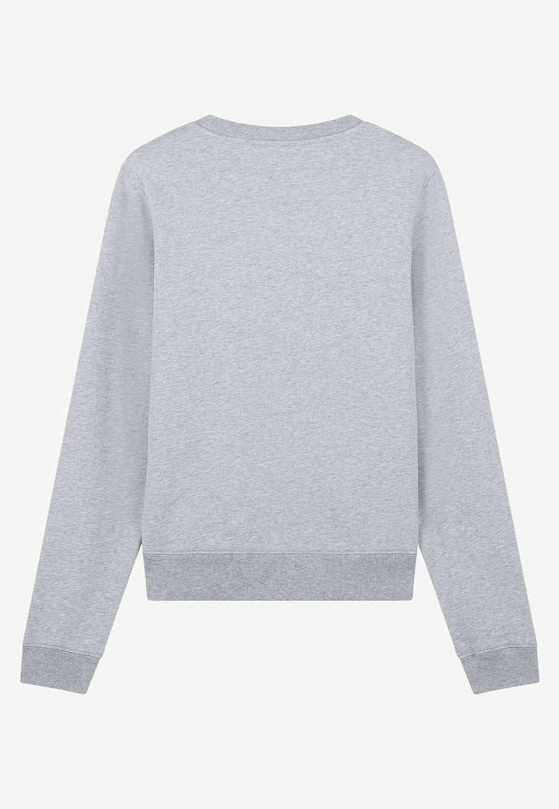 Maison Kitsuné Fox Print Sweatshirt Gray LW00309KM0001_H120