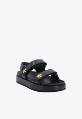 Tory Burch Kira Sport Leather Sandals Black 144328_001