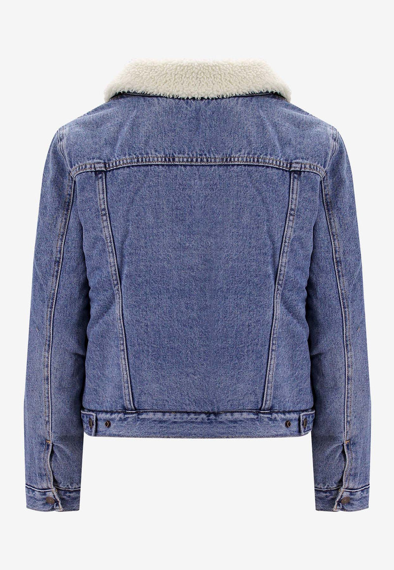 Levi
s Ex-Boyfriend Sherpa Trucker Denim Jacket Blue 36136_0058