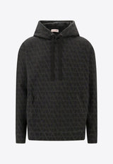 Valentino Iconographe Print Hooded Sweatshirt Black 3V3MF25R9KD_MXM