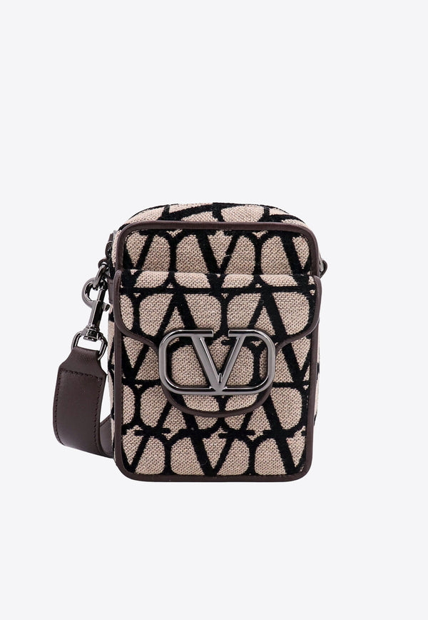 Valentino Mini Locò Iconographe Messenger Bag Beige 3Y2B0C15PMJ_6ZN