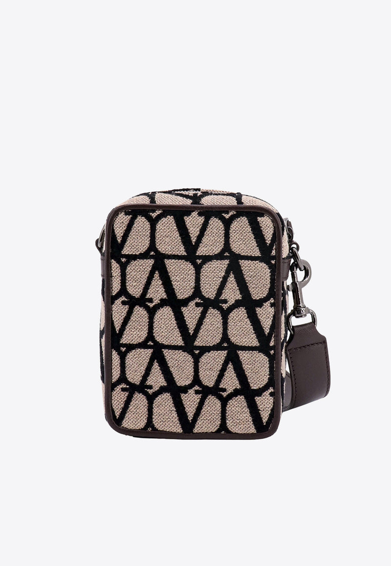 Valentino Mini Locò Iconographe Messenger Bag Beige 3Y2B0C15PMJ_6ZN