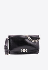 Balenciaga Large BB Soft Shoulder Bag Black 7484882AAI4_1000