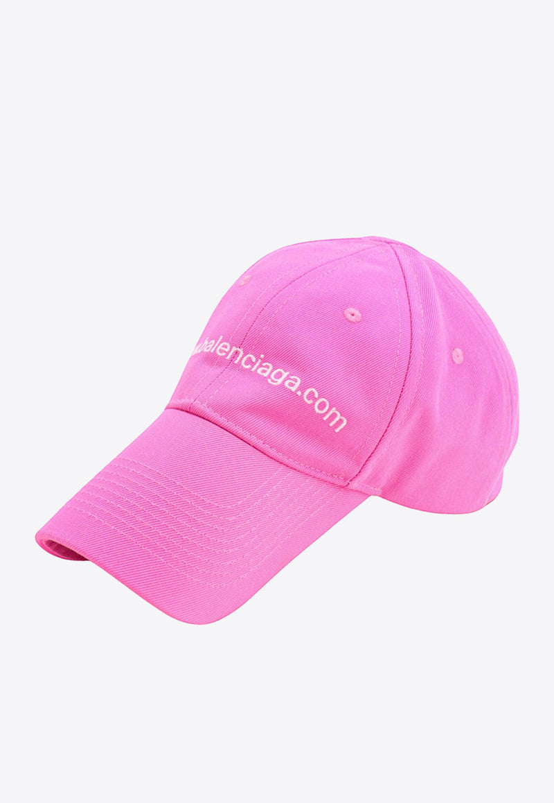 Balenciaga Website Embroidered Baseball Cap Pink 7507144B5B3_5677