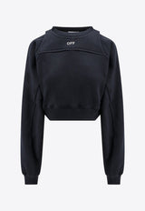 Off-White OFF Stamp Crewneck Sweatshirt Black OWBA071F23JER001_1001