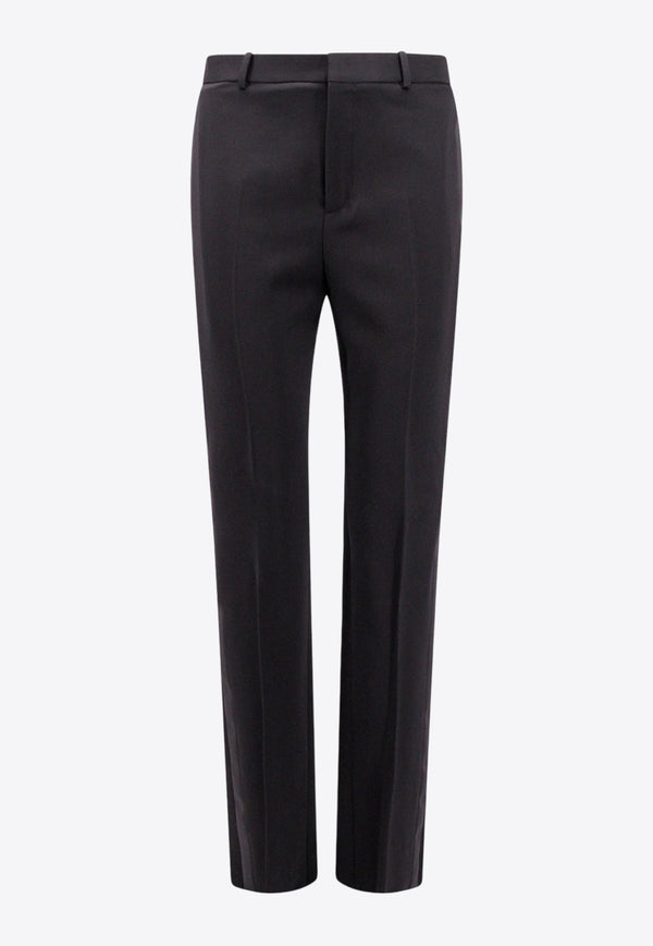 Saint Laurent High-Waisted Wool Pants 751477Y7E63_1000