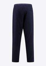 Giorgio Armani Tapered Ribbed Wool-Blend Pants Blue 3WGPP0XKT04DW_UBWF