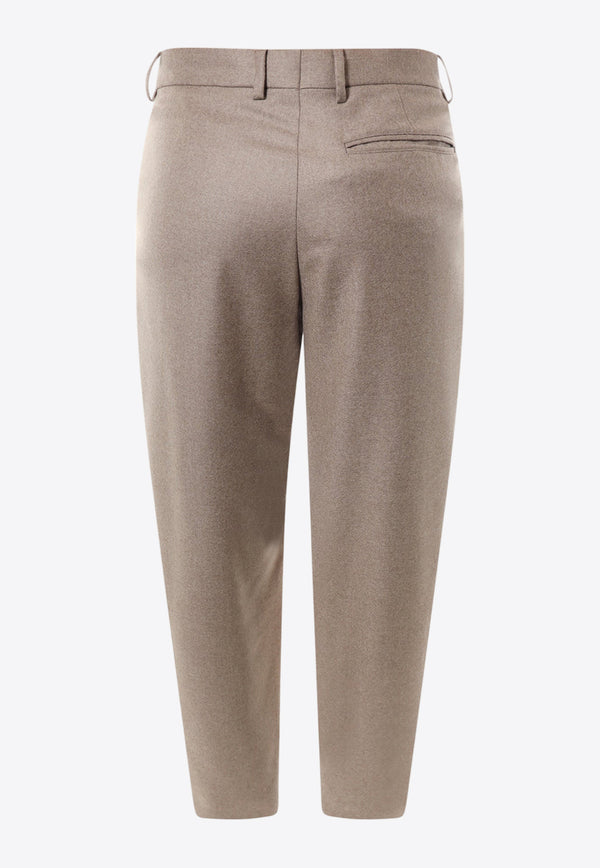 Giorgio Armani Tapered-Leg Pants Beige 3WGPP0ZXT02E6_U6BS