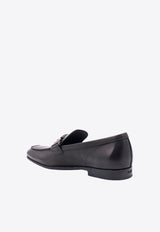 Tod
s T Timeless Leather Loafers Black XXM51B0CT60VAF_B999