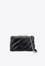 PINKO Classic Love One Crossbody Bag Black 100038A0F2_Z99O