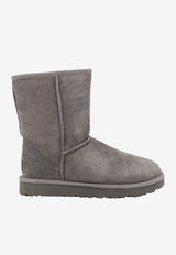 UGG Classic Short II Suede Snow Boots Gray 1016223_GREY