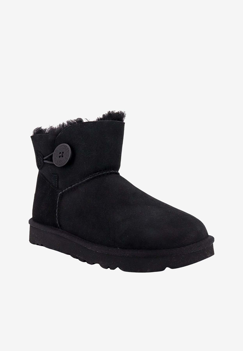 UGG Mini Baley Button II Ankle Boots Black 1016422_BLK