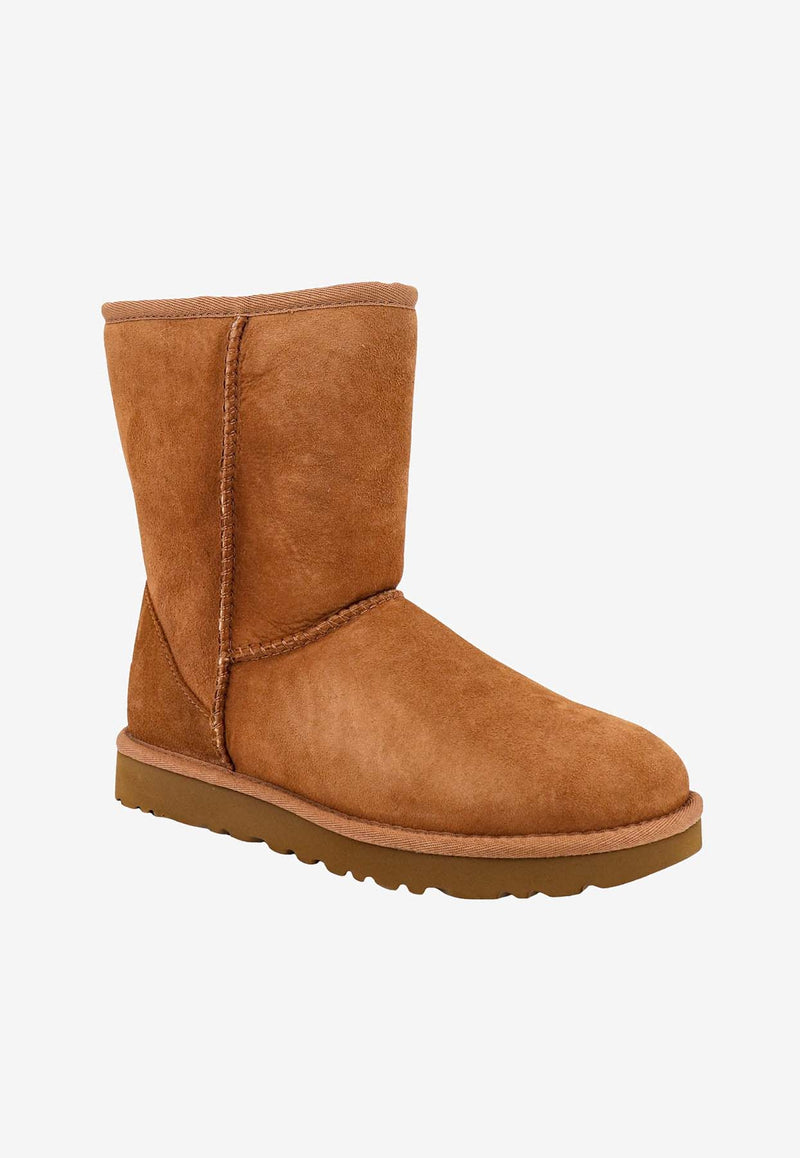 UGG Classic Short II Suede Snow Boots Chestnut 1016223_CHE