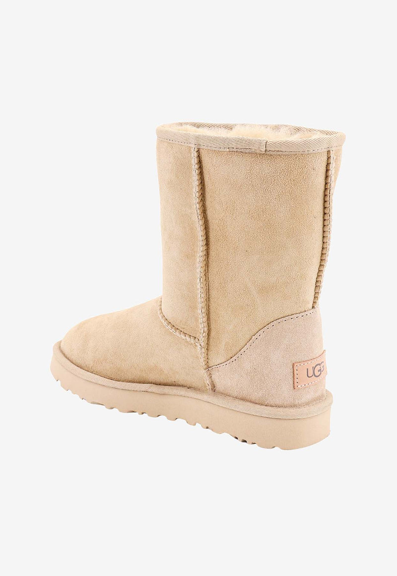 UGG Classic Short II Suede Snow Boots Beige 1016223_MDSD