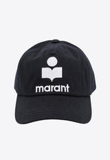 Isabel Marant Embroidered Logo Baseball Caps Black CQ001XHBA3C01J_BKEC